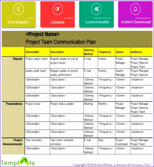 Project Deliverables Template Excel K6hcf Fresh Free Project Tracking