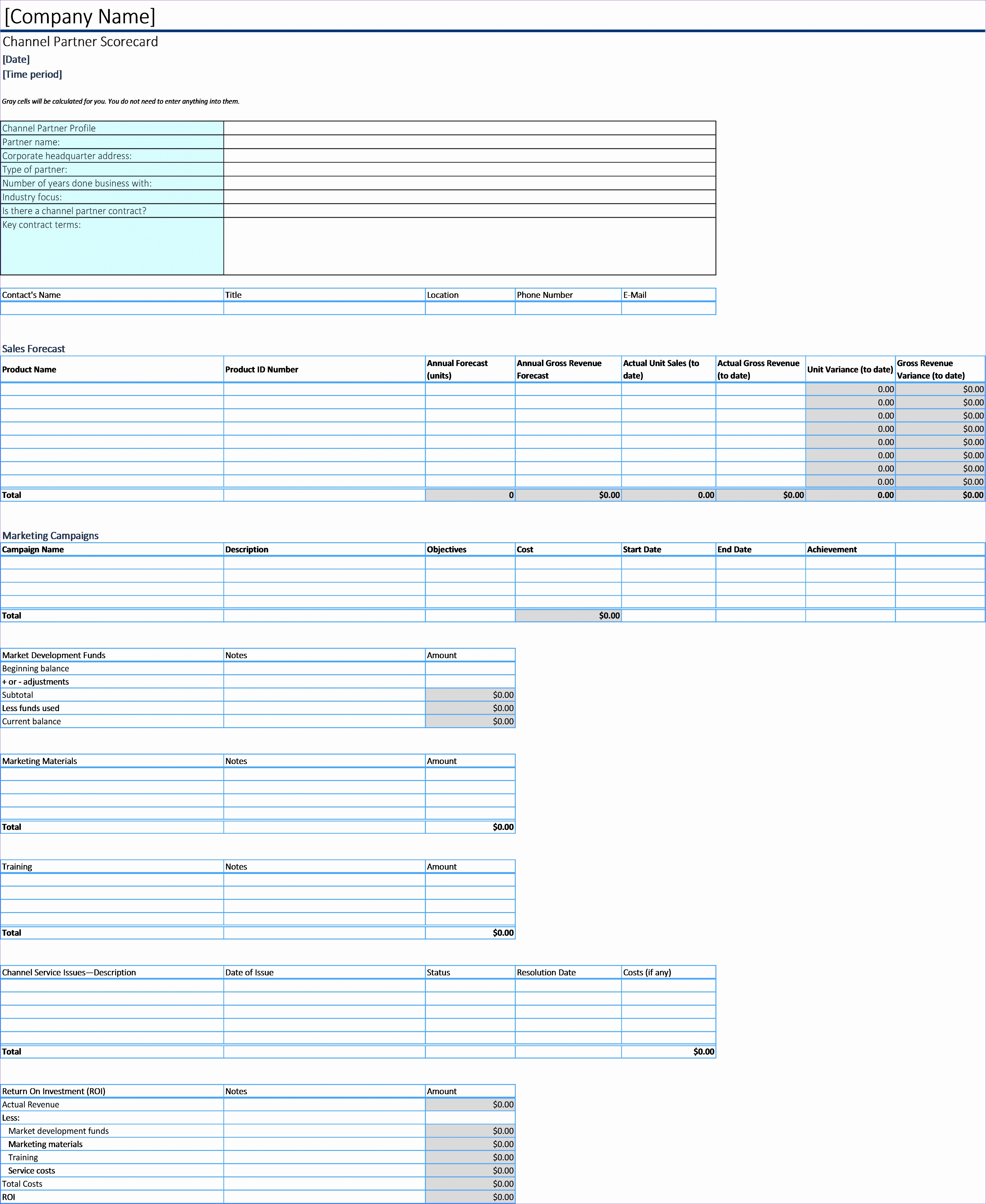 6 Sales Commission Tracker Excel Templates