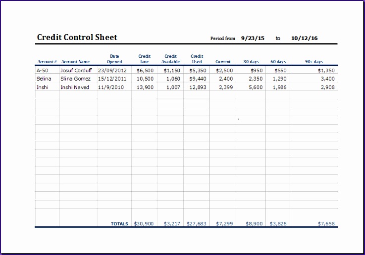 8 Service Invoices Excel Templates