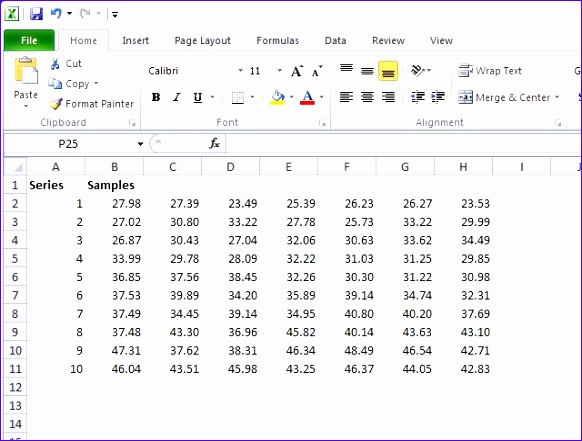 8 Standard Deviation Excel Template Excel Templates