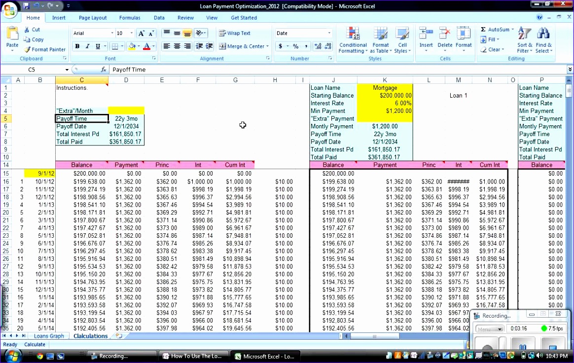 12 Student Loan Repayment Excel Template Excel Templates Excel