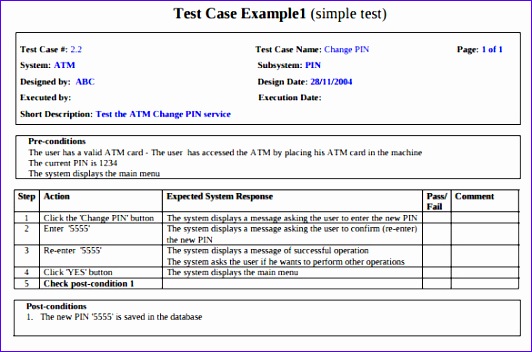 8 Test Script Template Excel Excel Templates