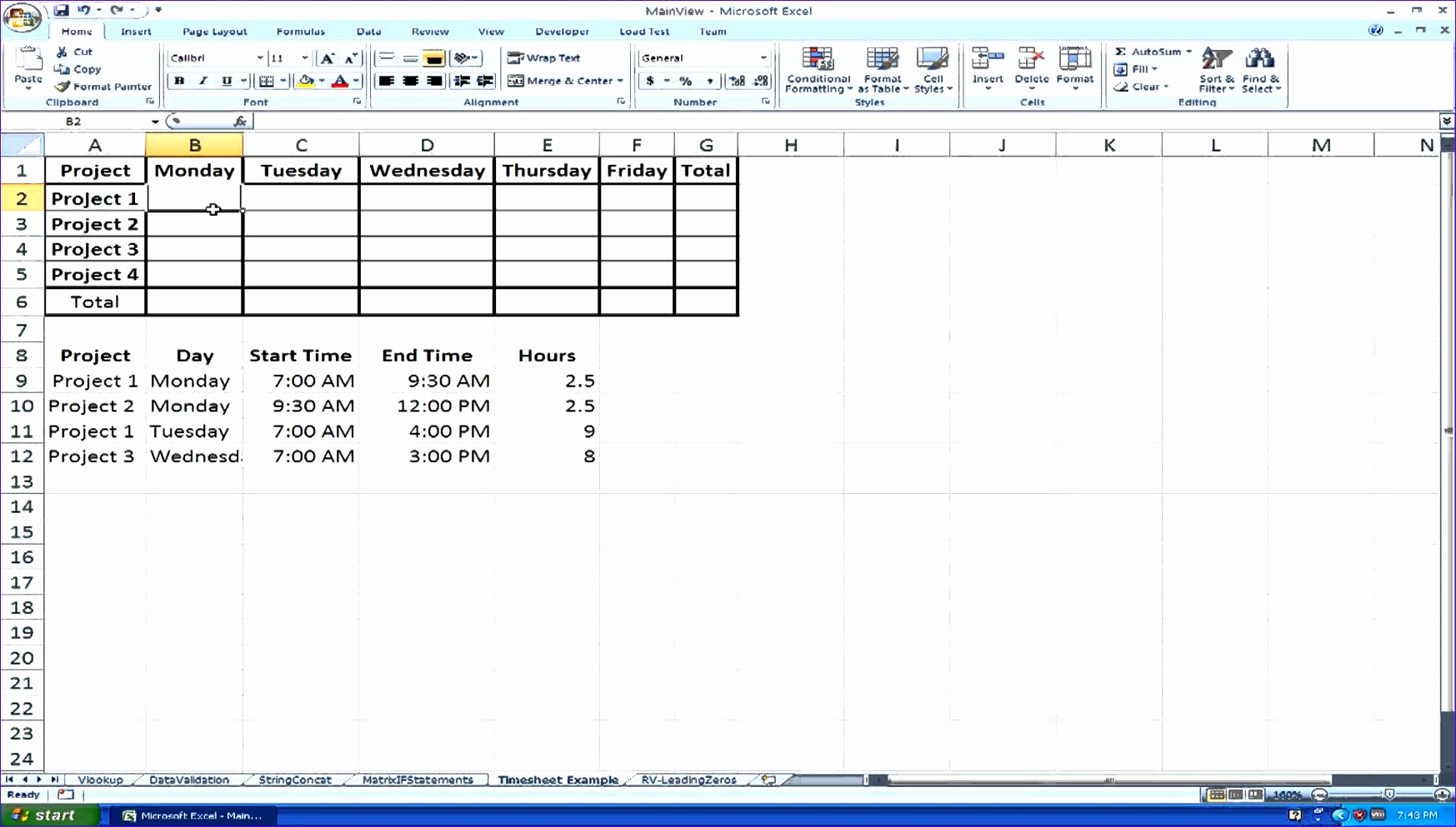 10 Timesheet Calculator Excel Template Excel Templates