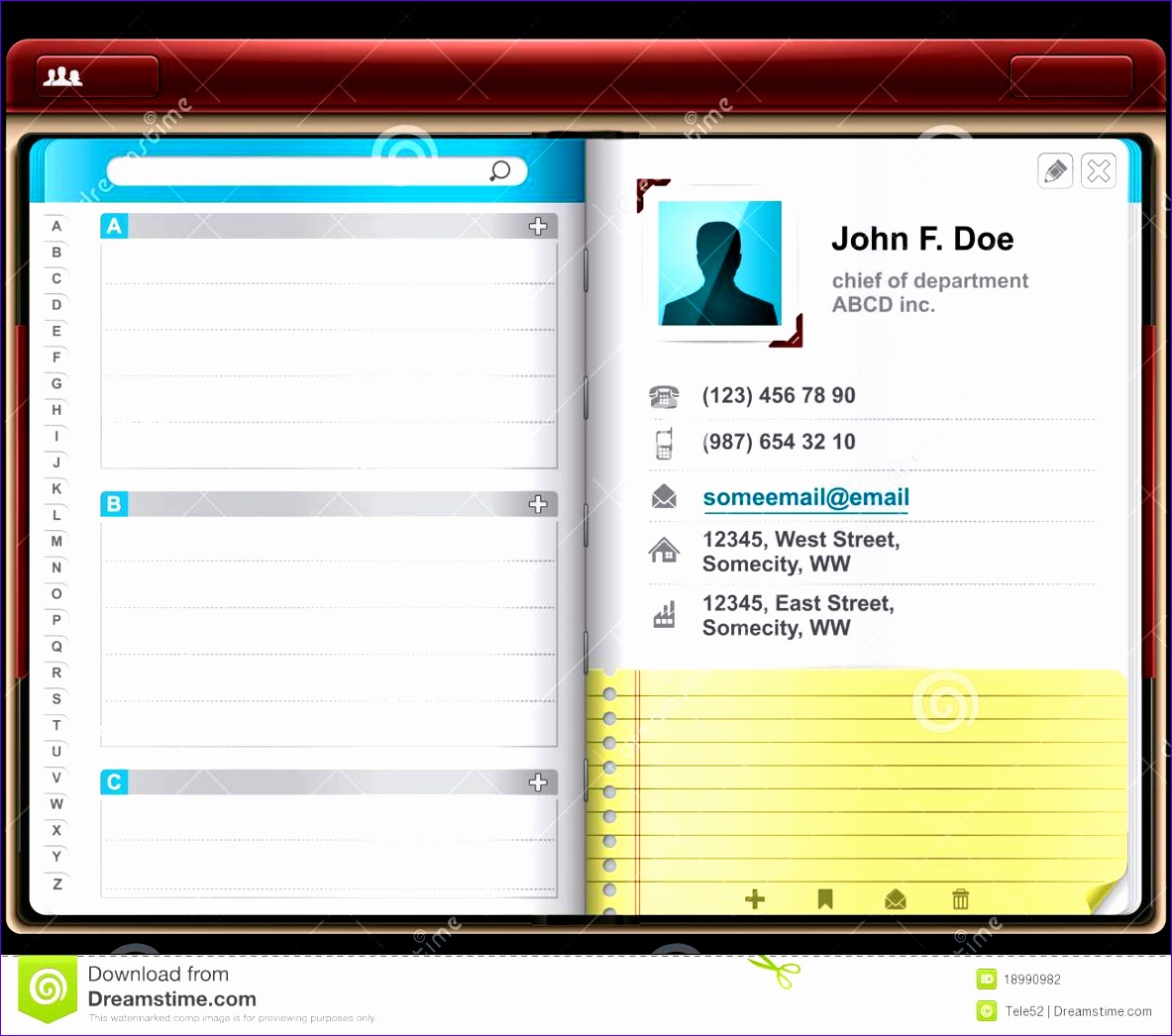 8 Address Book Template Excel Excel Templates 8 Address Book Template Excel Excel Templates