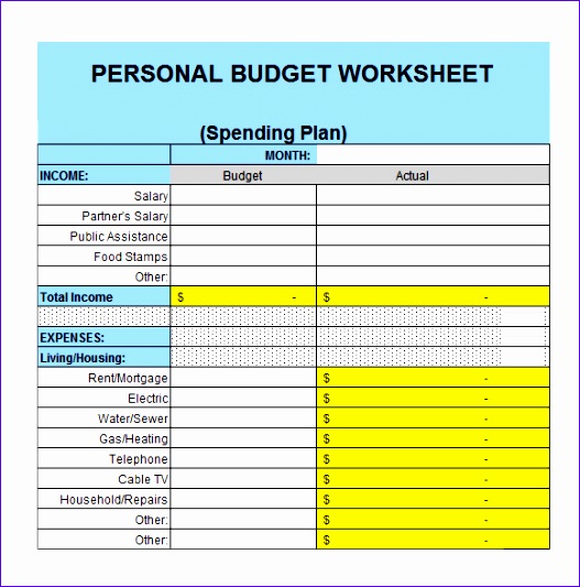 7 Excel Budget Template Mac Excel Templates