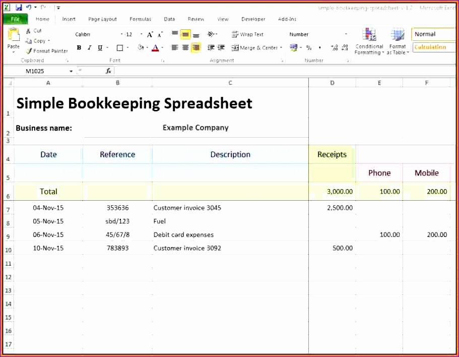 Example of a Project Cost Control Spreadsheet: Free.