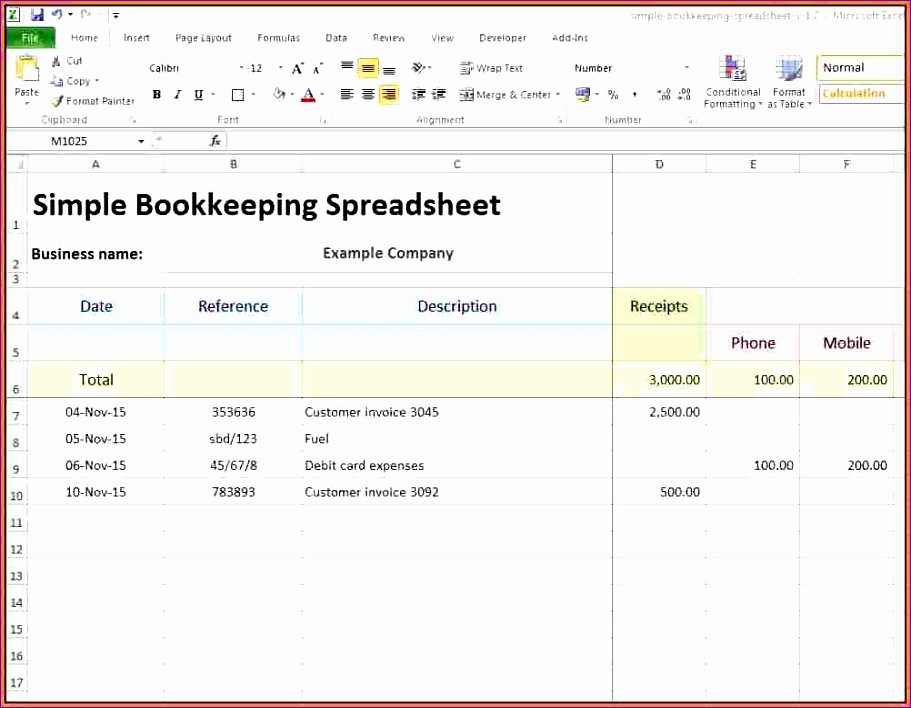 6 Project Accounting Template Excel Excel Templates