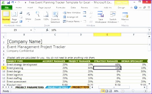 5 Resource forecasting Template Excel Excel Templates