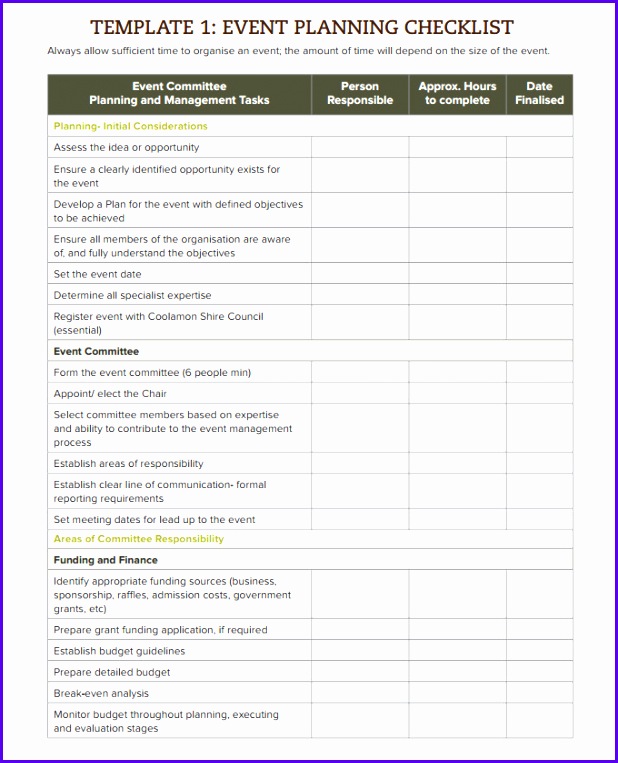 5 Checklist Template In Excel Excel Templates