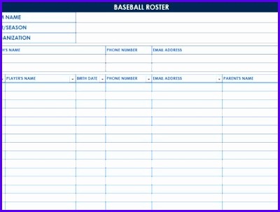 Maybe you would like to learn more about one of these? 8 Baseball Lineup Excel Template - Excel Templates - Excel ...