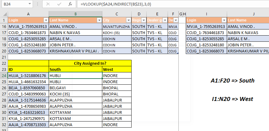 Lookup and Reference function
