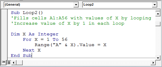 7 Examples of For Loops in Microsoft Excel VBA VBA