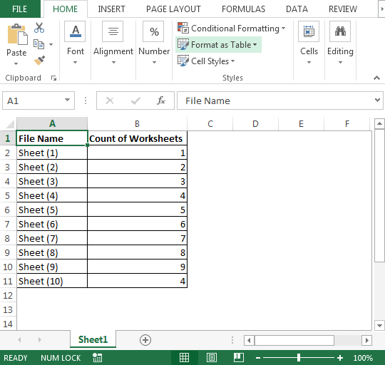 Count Worksheets In Multiple Files VBA