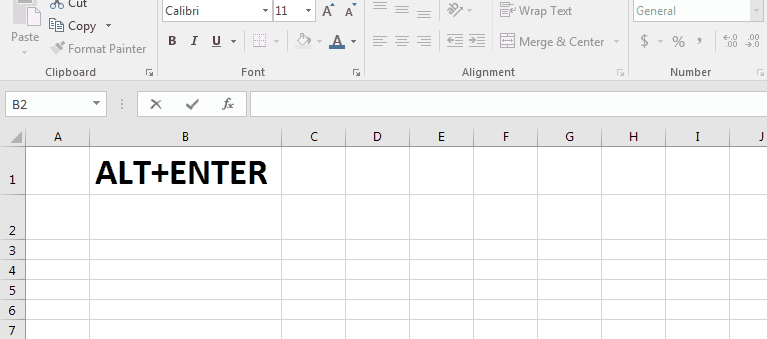 Excel New Line In Cell