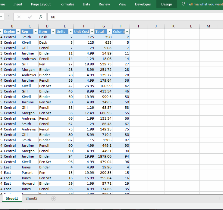 17 Amazing Features of Excel Tables