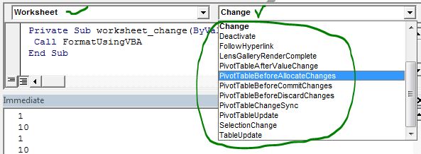 Using Worksheet Change Event To Run Macro When any Change