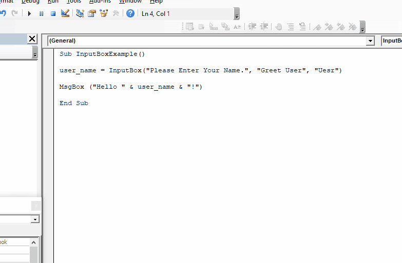 How to Use InputBox Function in VBA Excel?