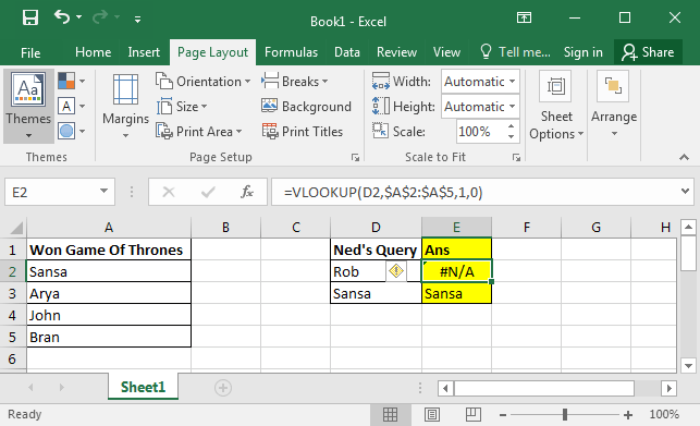 Compruebe si existe un valor mediante la fórmula BUSCARV