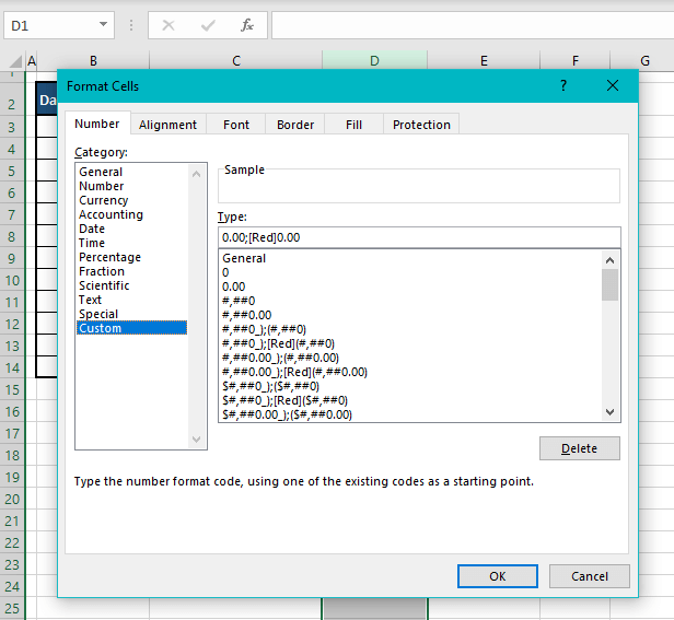 How To Make Negative Numbers Show Up In Red In Excel LaptrinhX