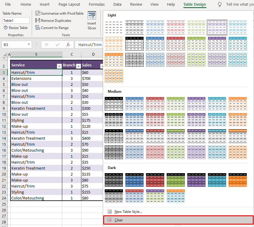 How To Remove Table Formatting In Excel (3 Super Quick Ways) LaptrinhX