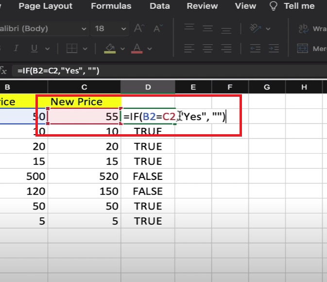 Comparison Operators in Excel ExcelTutorial