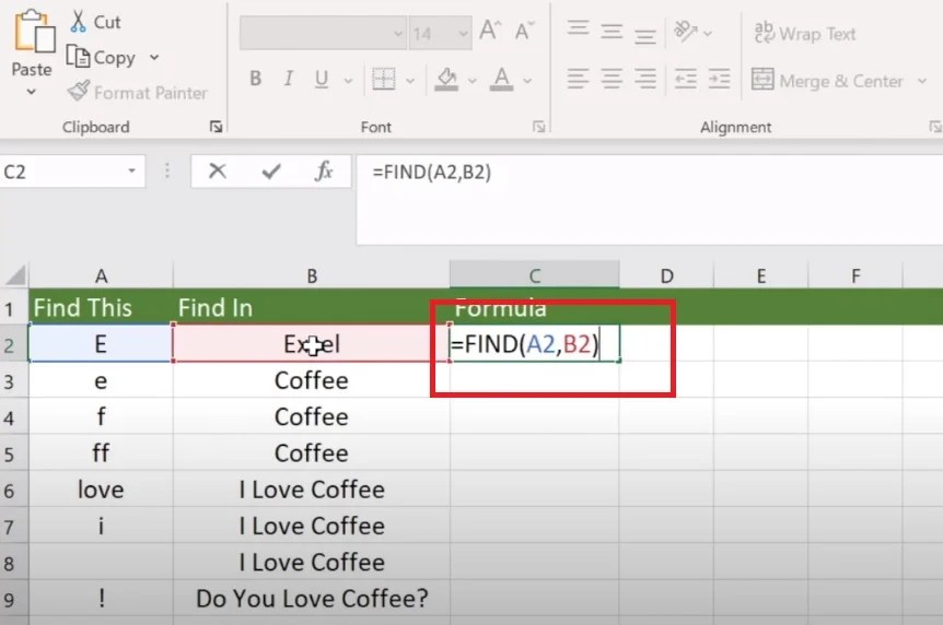FIND Function in Excel ExcelTutorial