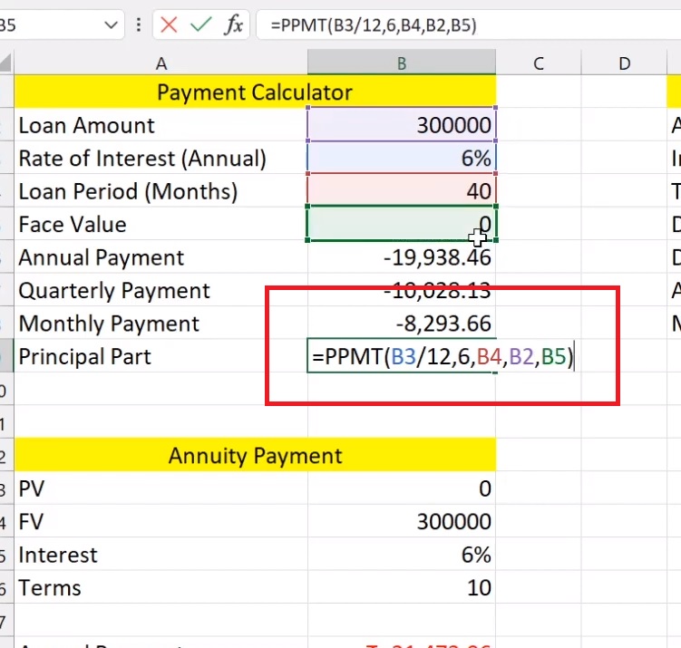 How to use PPMT Function in excel (3 Easy Steps) ExcelTutorial