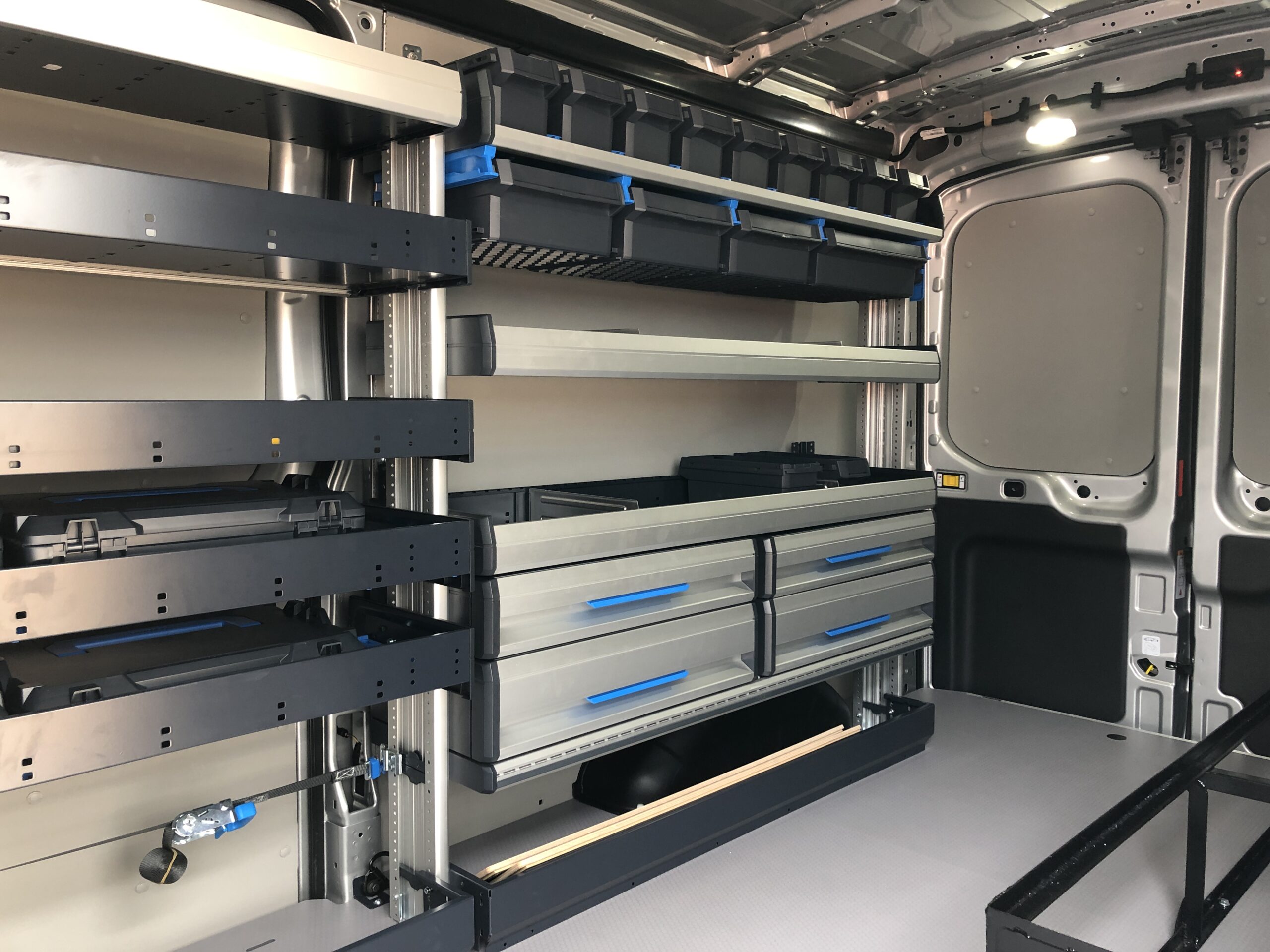 Ford Transit Van Racking Derby Exec Spec Car Audio Security