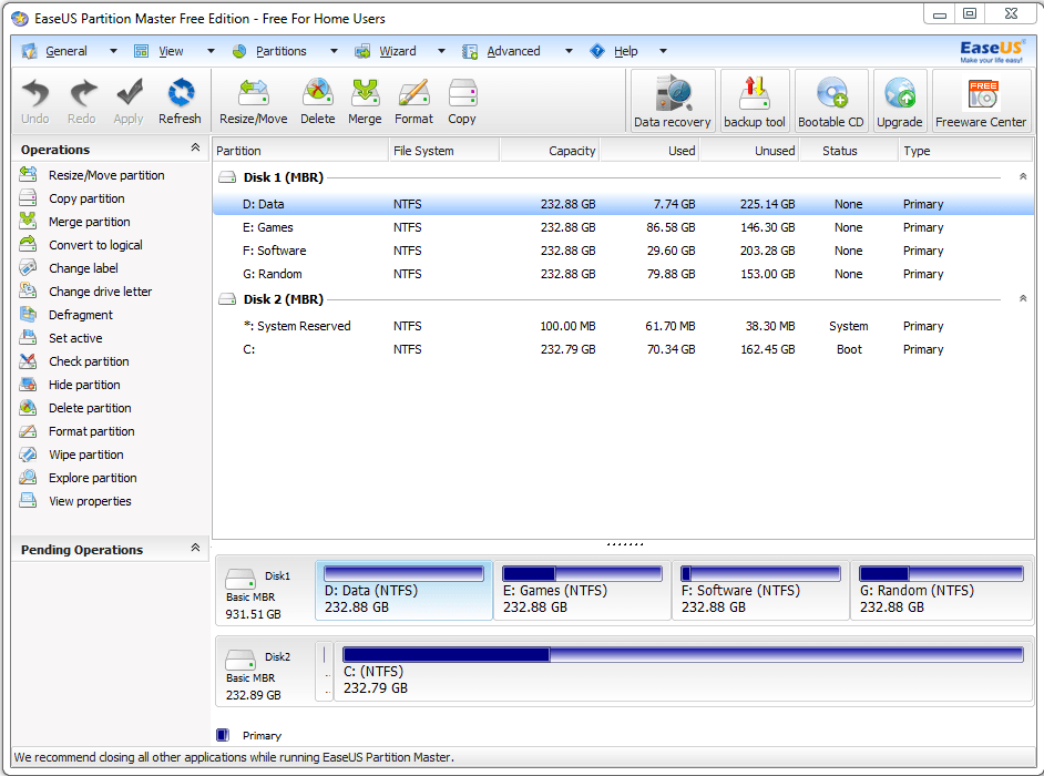 All In One PC Drive Partition Software EaseUS Partition Master Review