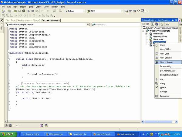 Creating and consuming XML Web Services with C IT Training and