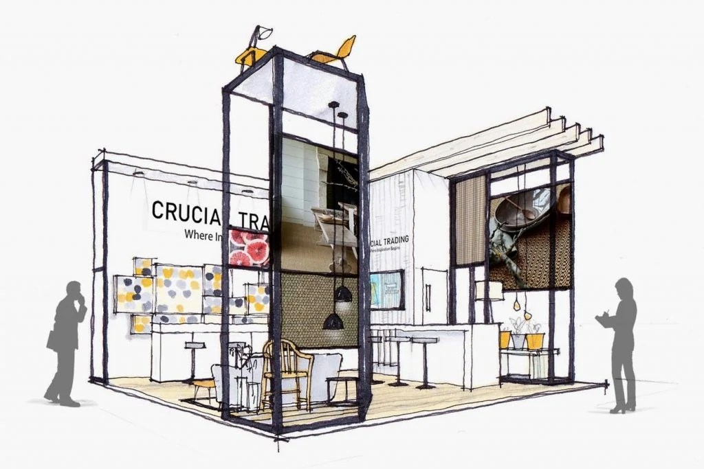 Sketch Concepts, CAD Illustrations, Exhibition Stands Exhibit Interactive