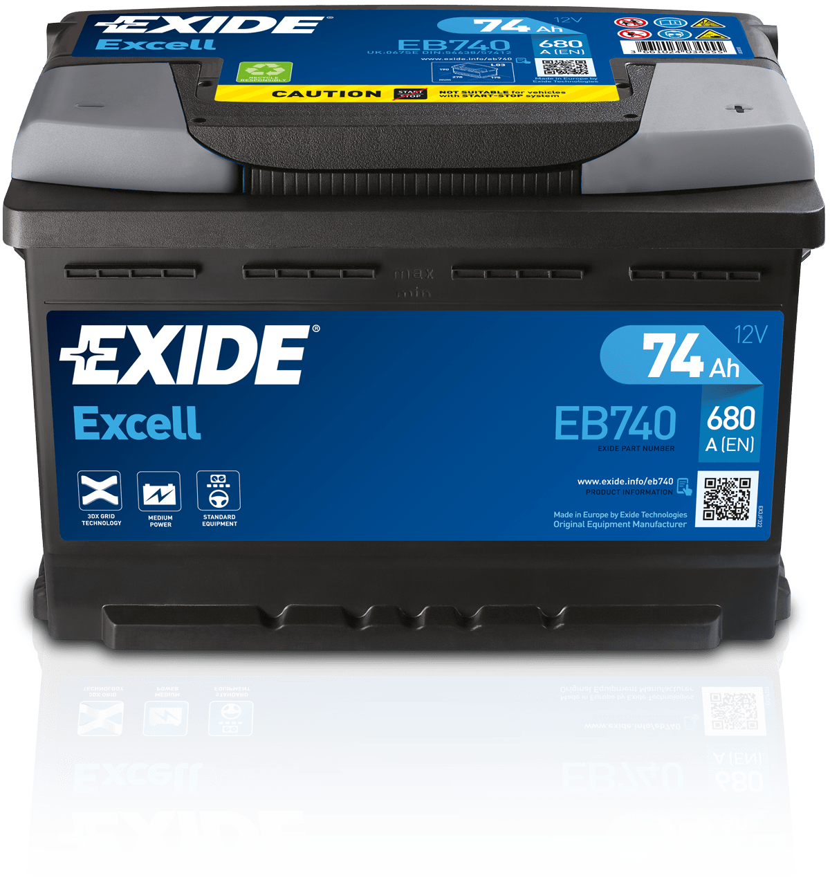 Exide Excell All Round Car Battery Exide