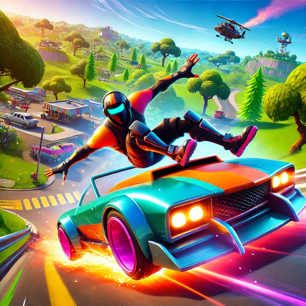 How to Slide Across a Vehicle in Fortnite