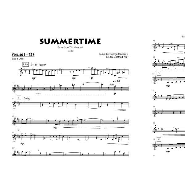 Summertime ExklusivNoten Musikverlag, Inhaber Bernd Frank