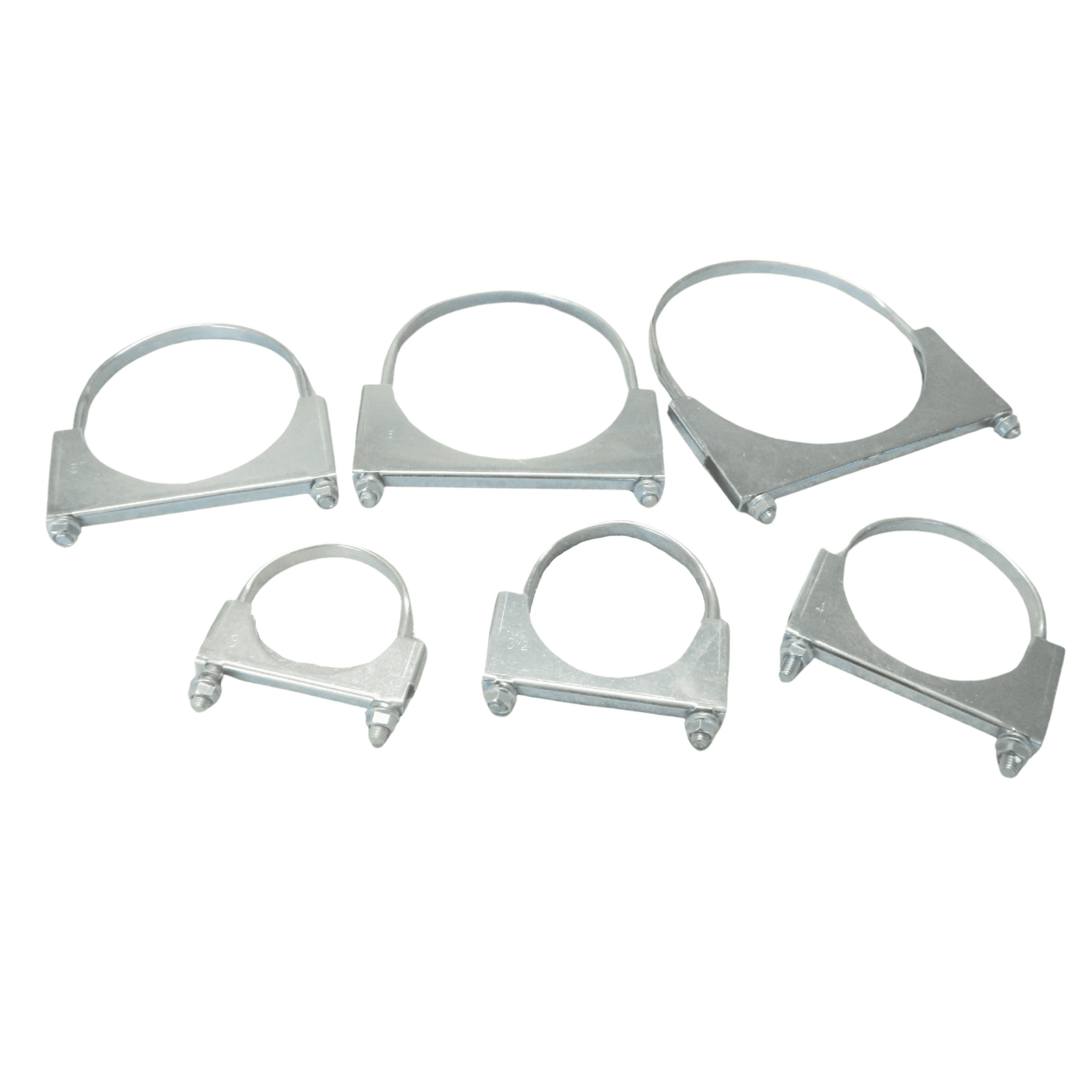 3" Up To 7" Inch Exhaust UBolt Muffler Tube Pipe Clamp