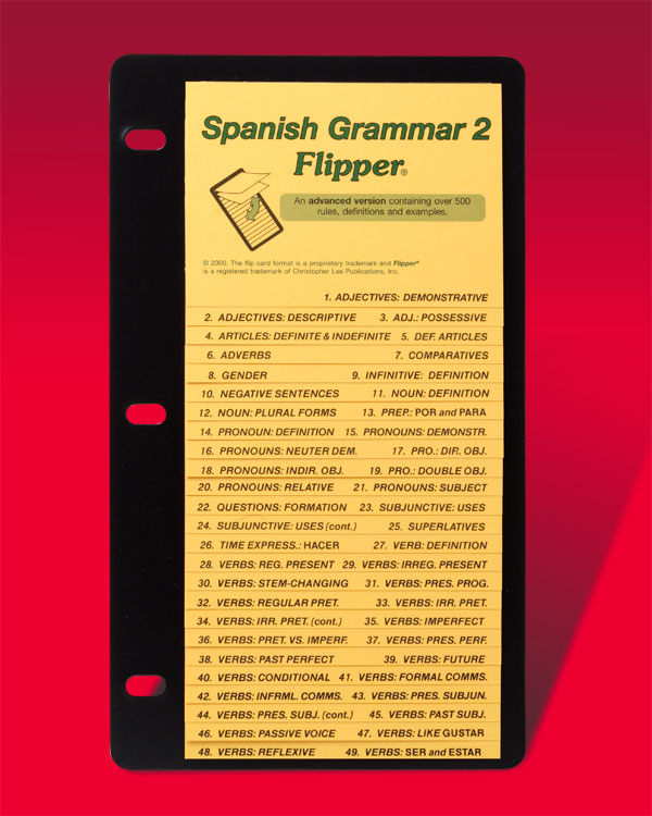 Spanish Grammar 2 Flipper Exodus Books