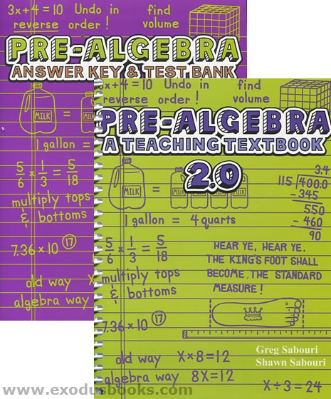 Teaching Textbooks Pre-Algebra - Workbook & Answer Key - Exodus Books
