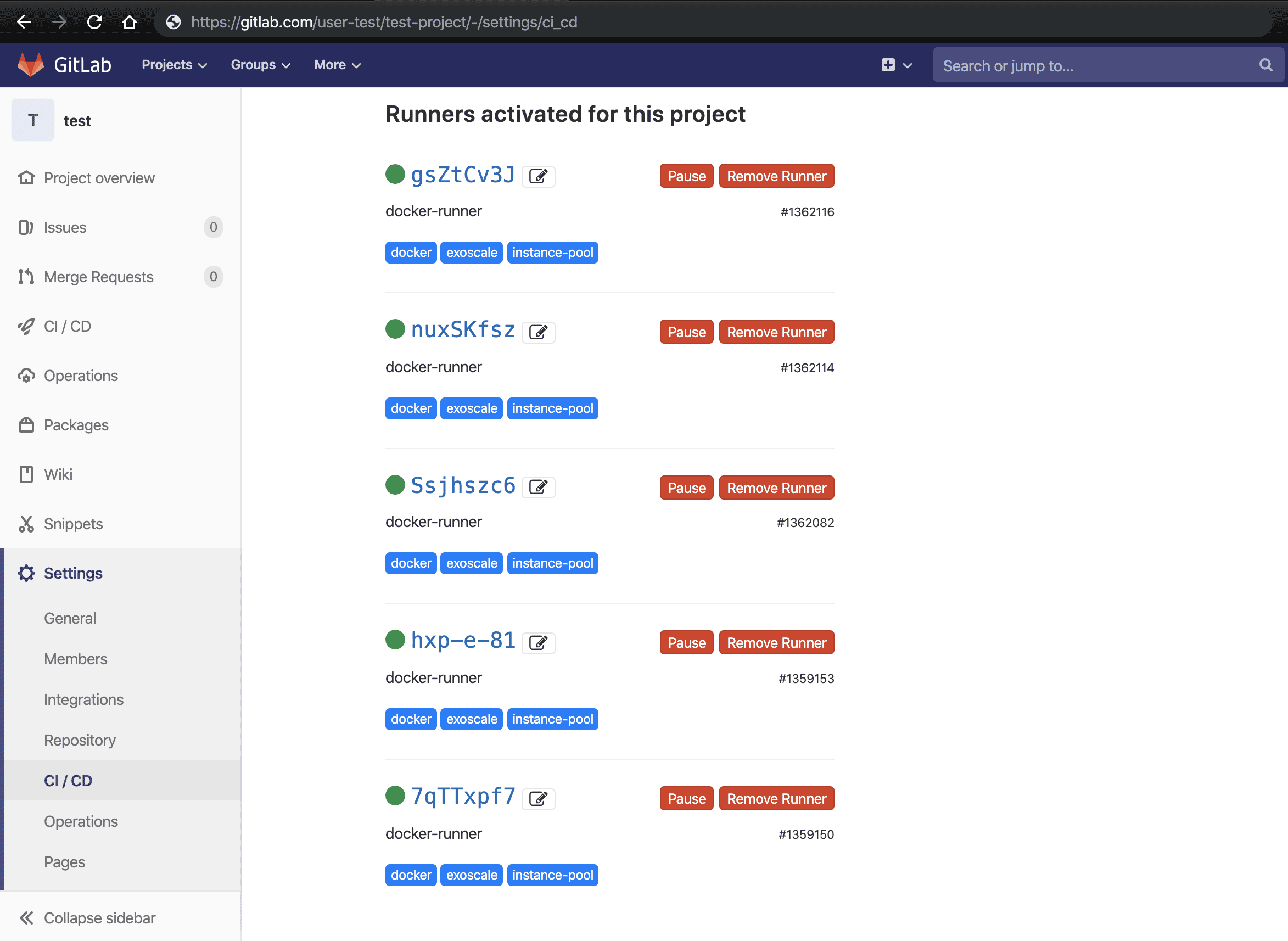 Build Highly Available Gitlab Runners Infrastructure Using Instance Pool