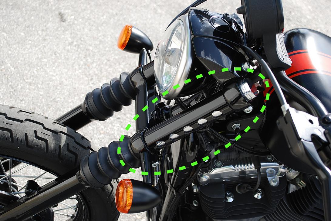 upper fork tube covers Page 2 Harley Davidson Forums
