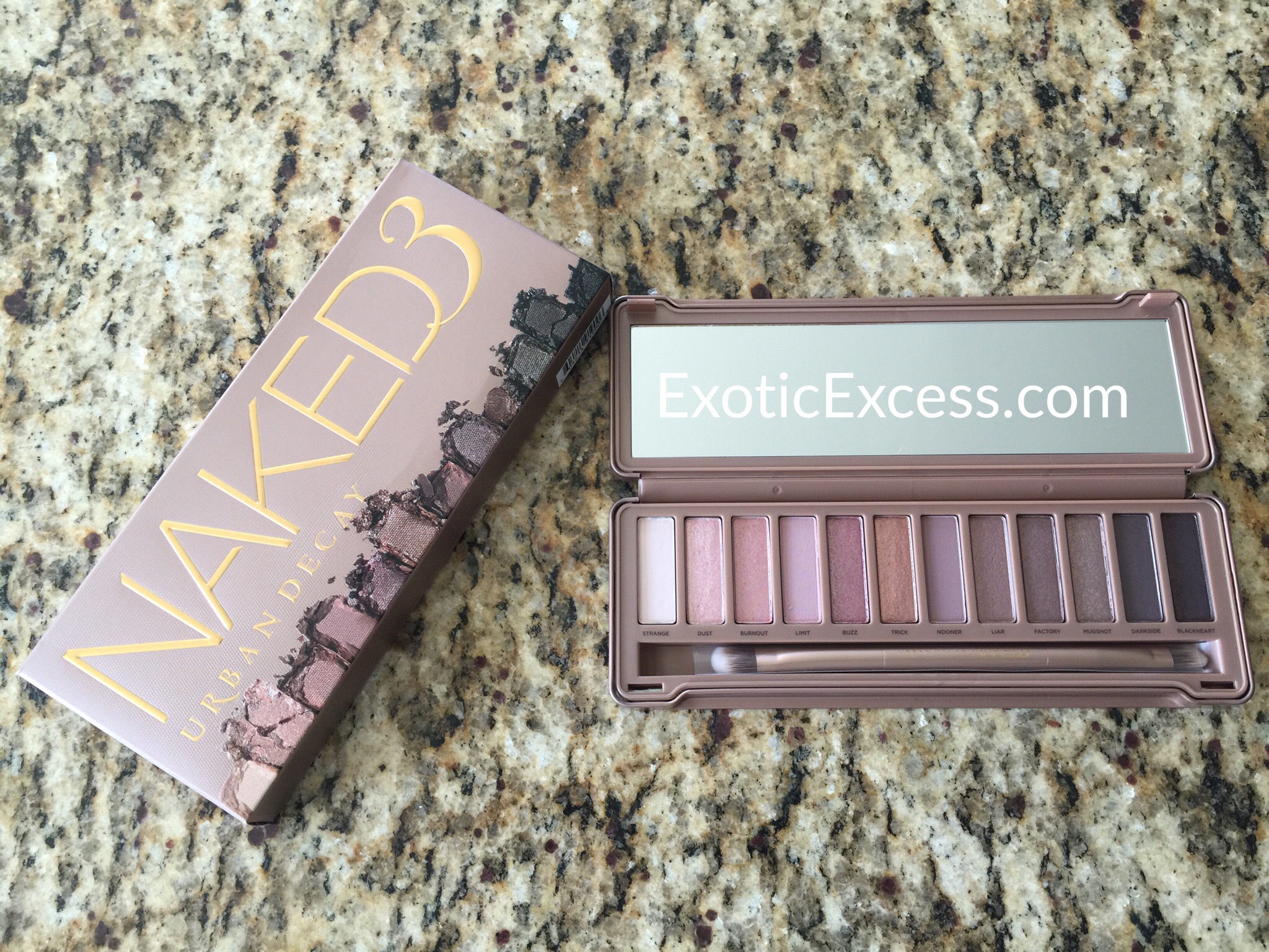 Product Review Urban Decay Naked3 Palette Exotic Excess