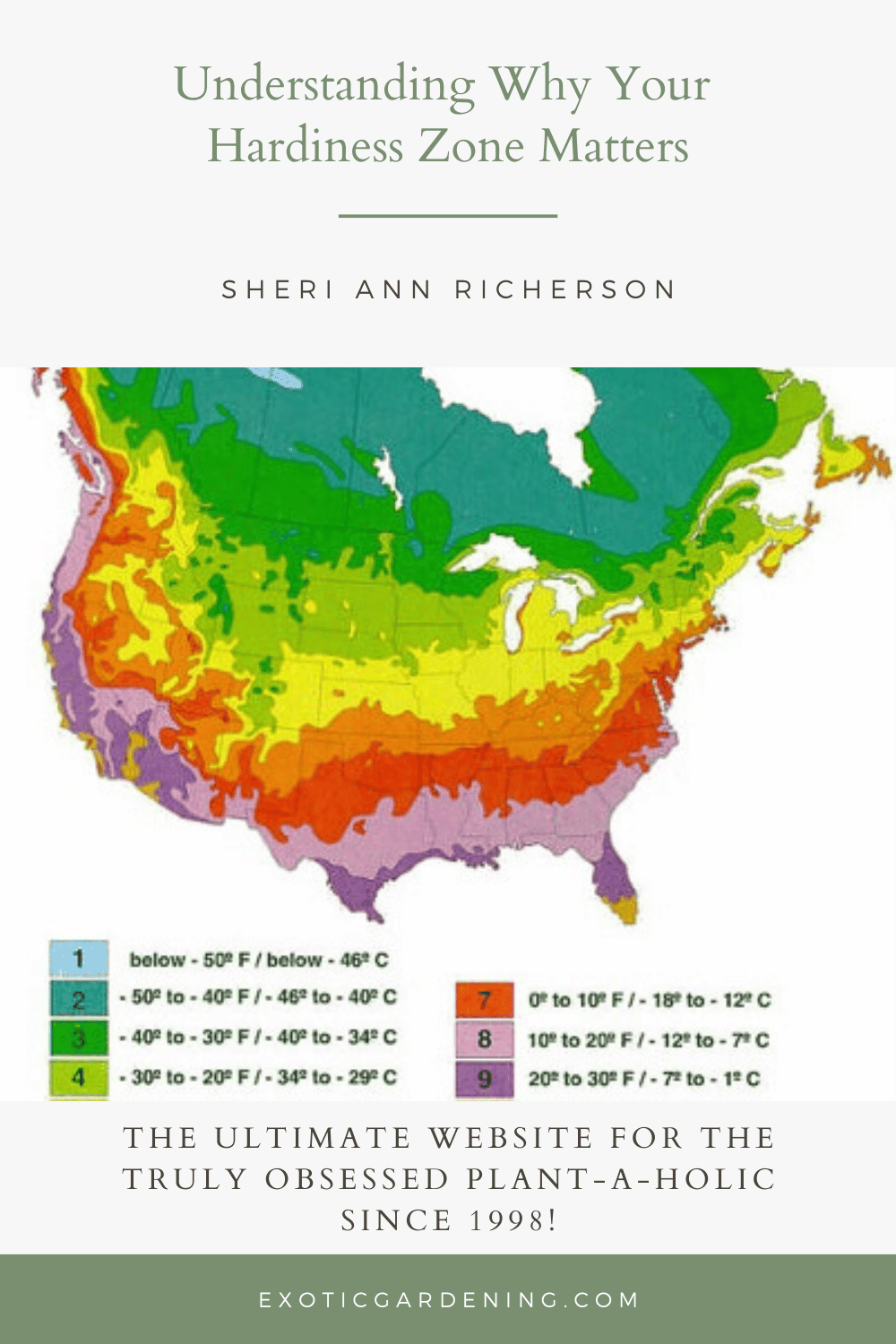 Gardening Zones Map North America Fasci Garden