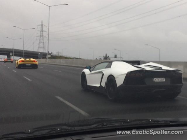 Aventador spotted in Auckland, New Zealand on