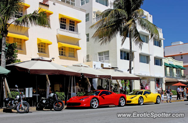 Ferrari 458 Italia spotted in Miami, Florida on 04/06/2013, photo 2
