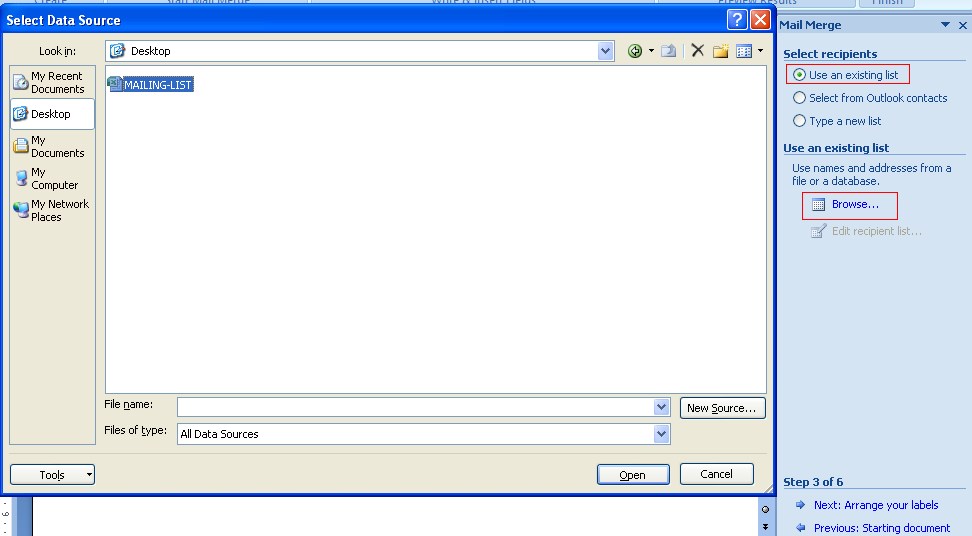 How to Build & Print Your Mailing List by Using Microsoft Excel and MS