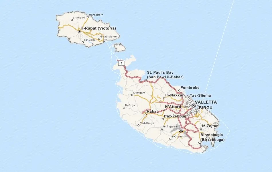 Download Malta Map Software for Your GPS