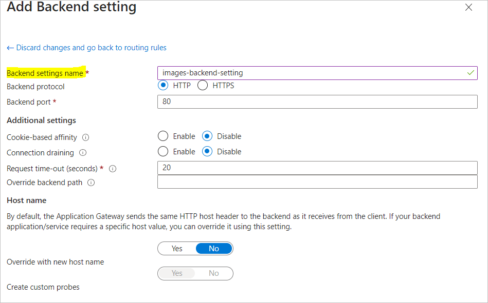 Create an Application Gateway with Path Routing to Backend Pools