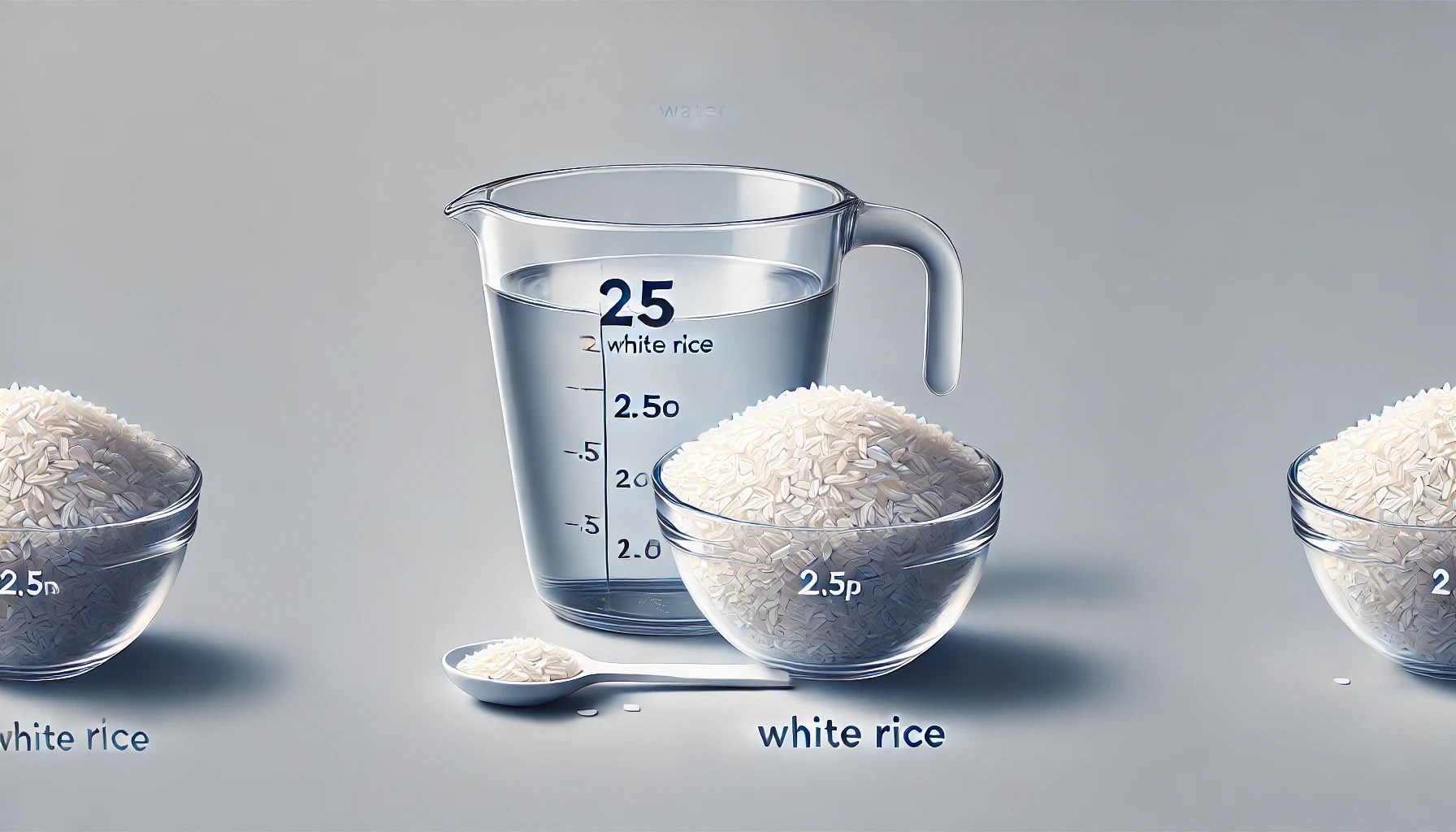 How Much Water for 2.5 Cups of White Rice? Find the Ratio