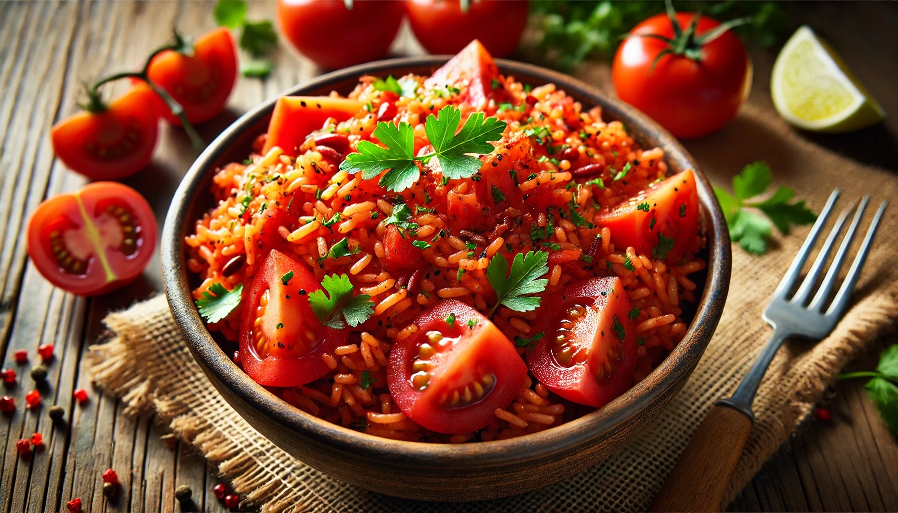 How to Make Red Rice with Fresh Tomatoes A Flavorful Recipe