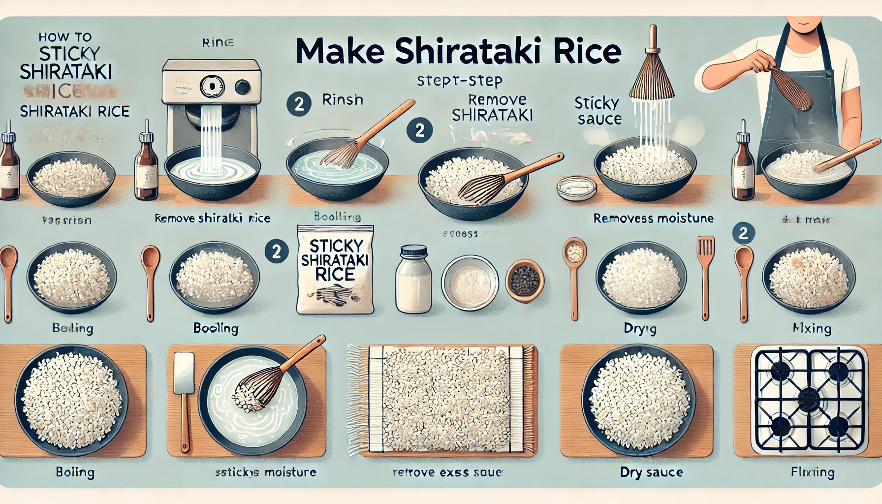 How to Make Sticky Shirataki Rice Easy LowCarb Guide