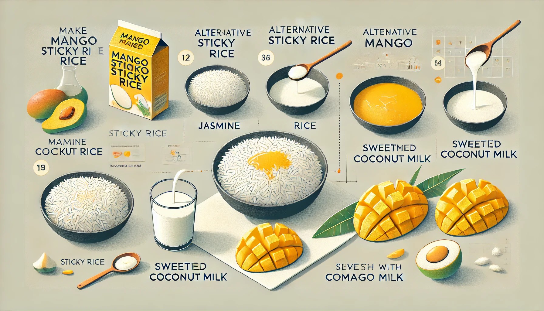 How to Make Mango Sticky Rice Without Sticky Rice Easy Swap